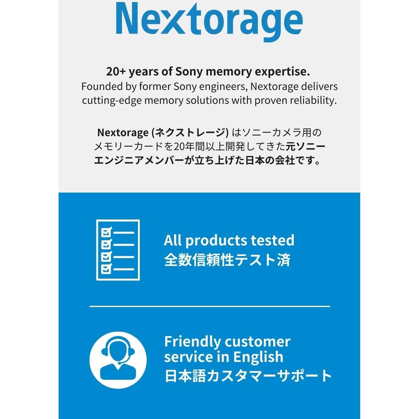 Tarjeta de Memoria CFexpress Tipo B Nextorage 256GB 3900MB/s