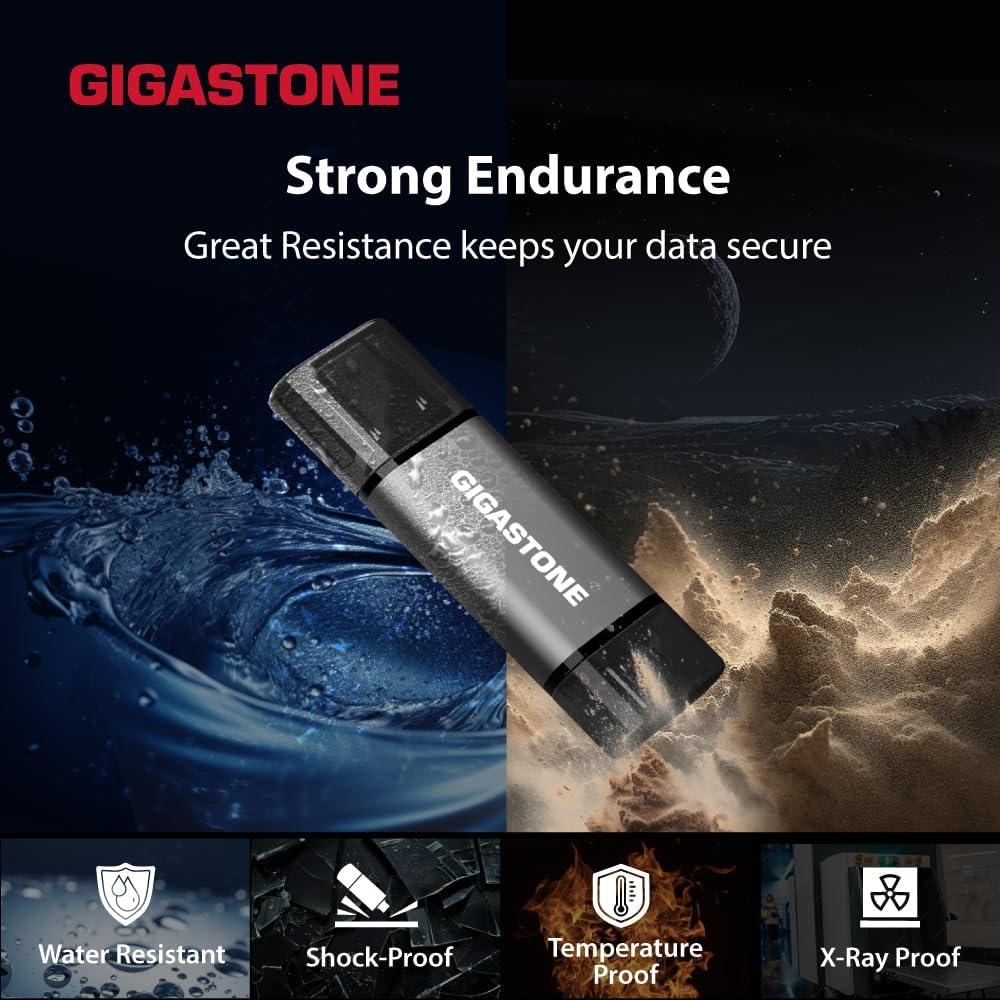 Unidad Flash Dual OTG GIGASTONE Z40 16GB USB 3.2 A+C