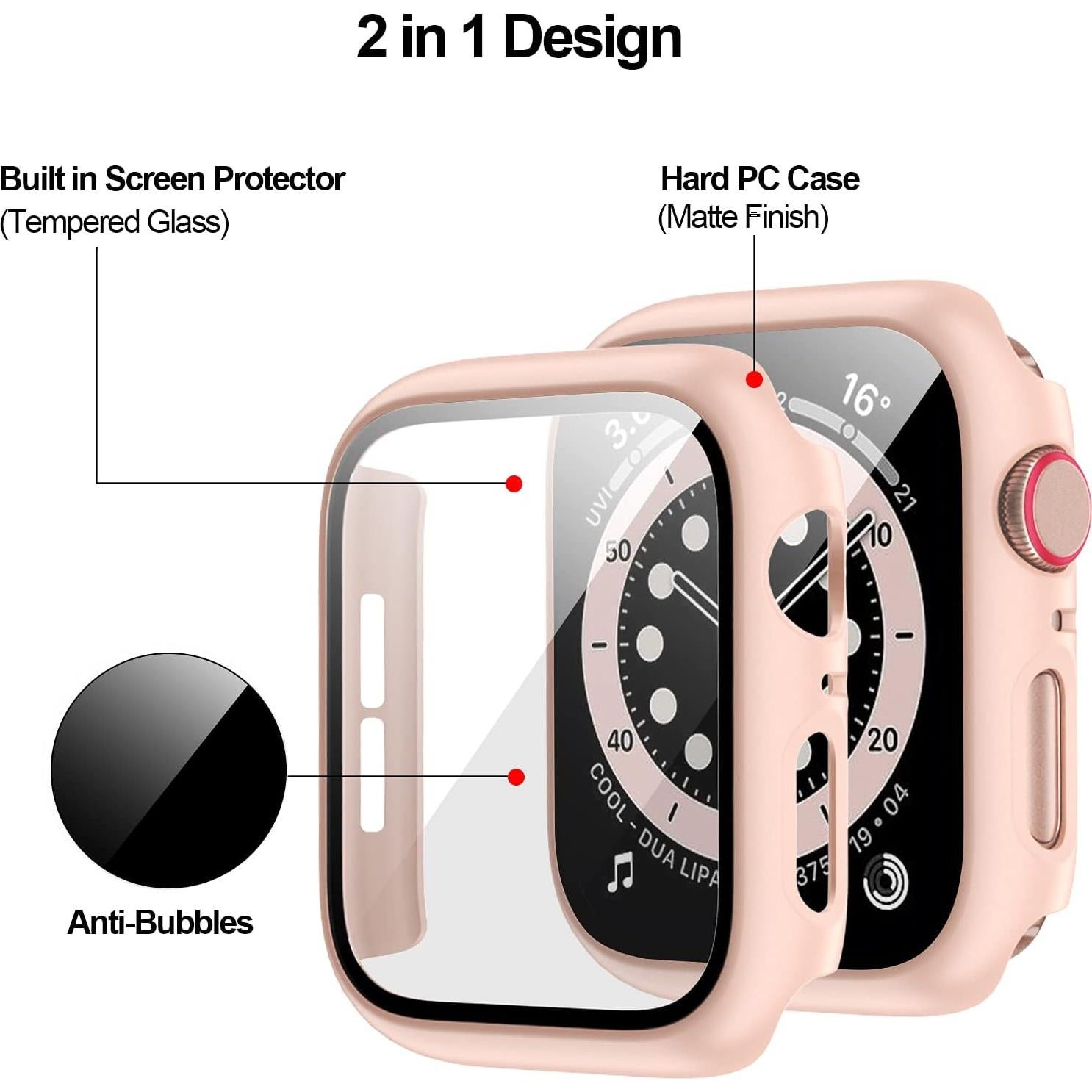 Paquete de 10 fundas para Apple Watch 38mm BHARVEST HD