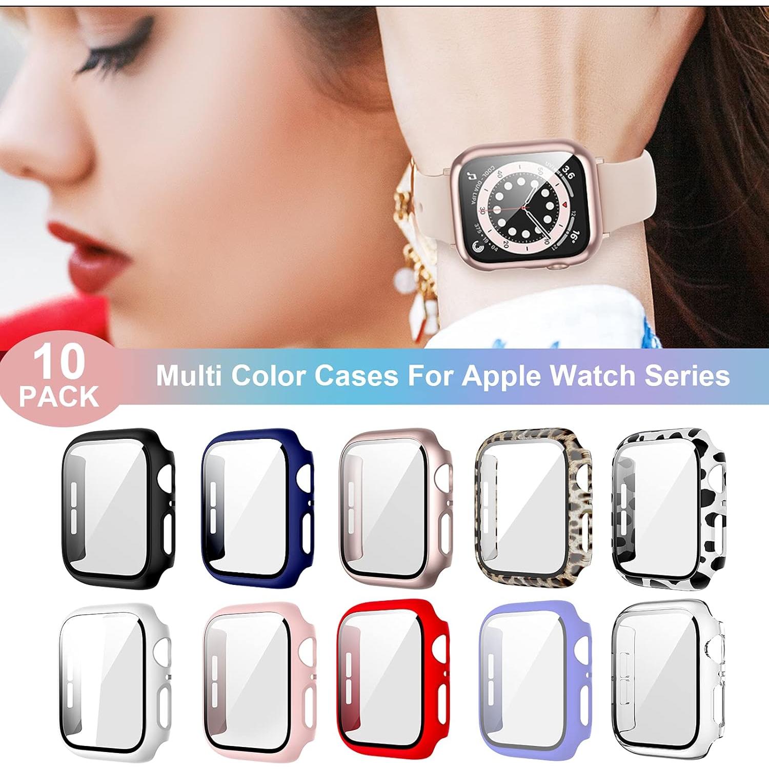 Paquete de 10 fundas para Apple Watch 38mm BHARVEST HD