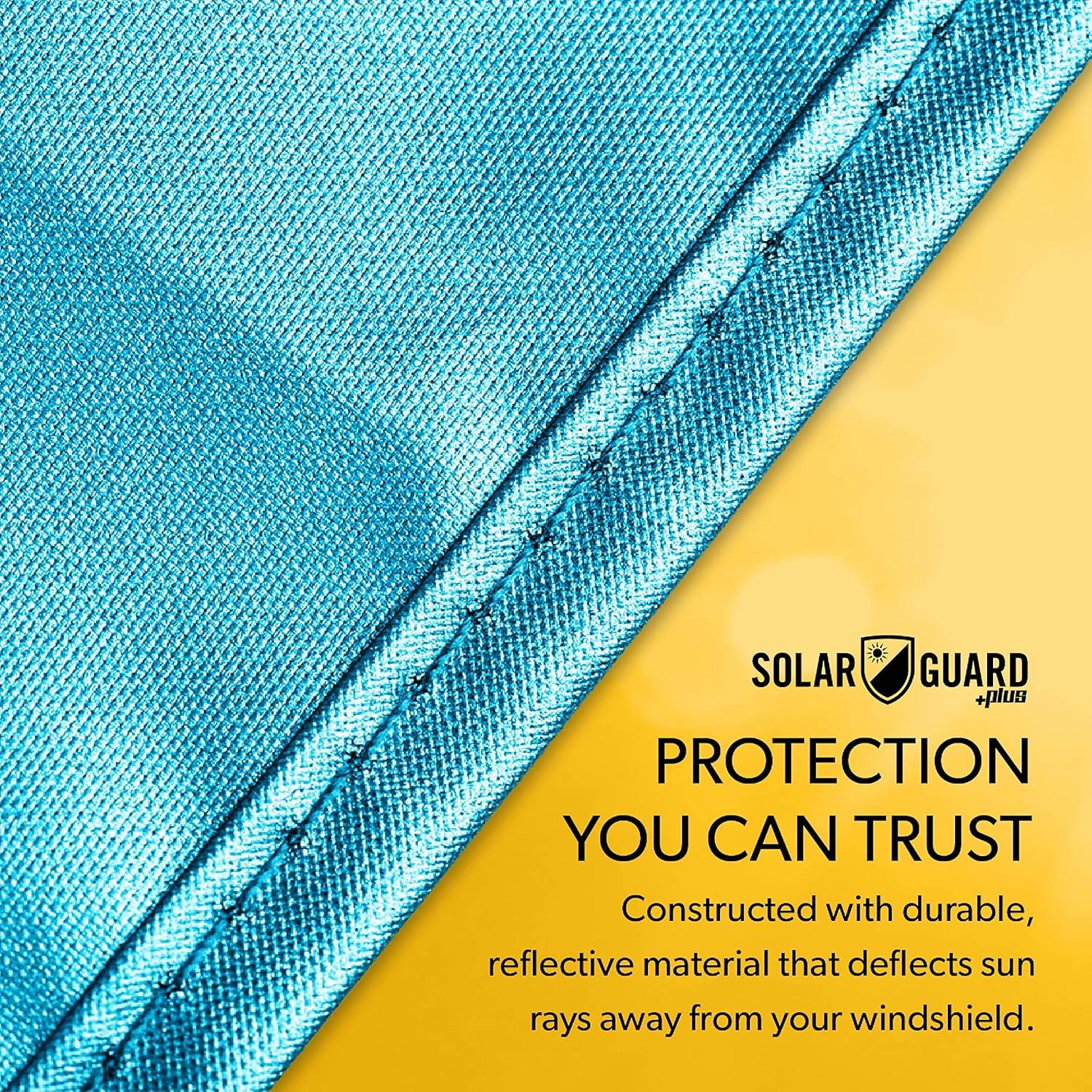 Cortina Solar para Parabrisas FrostGuard XL Azul Piscina