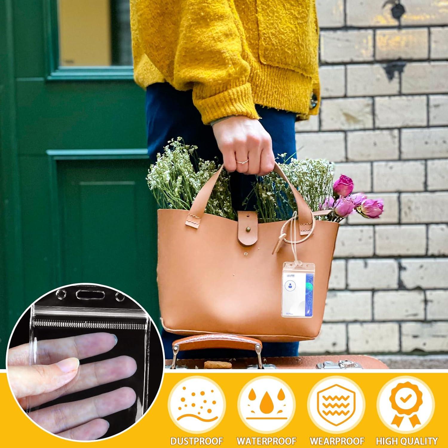 24 Soportes de Etiqueta de Equipaje WYOMER con Correas