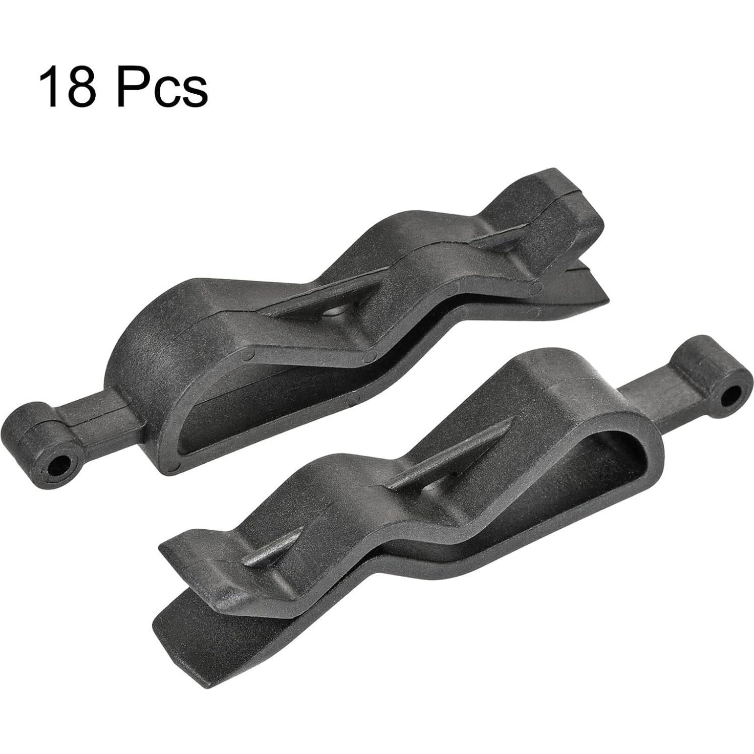 Clip para Basura MECCANIXITY, 18 Piezas, Antideslizante, Negro