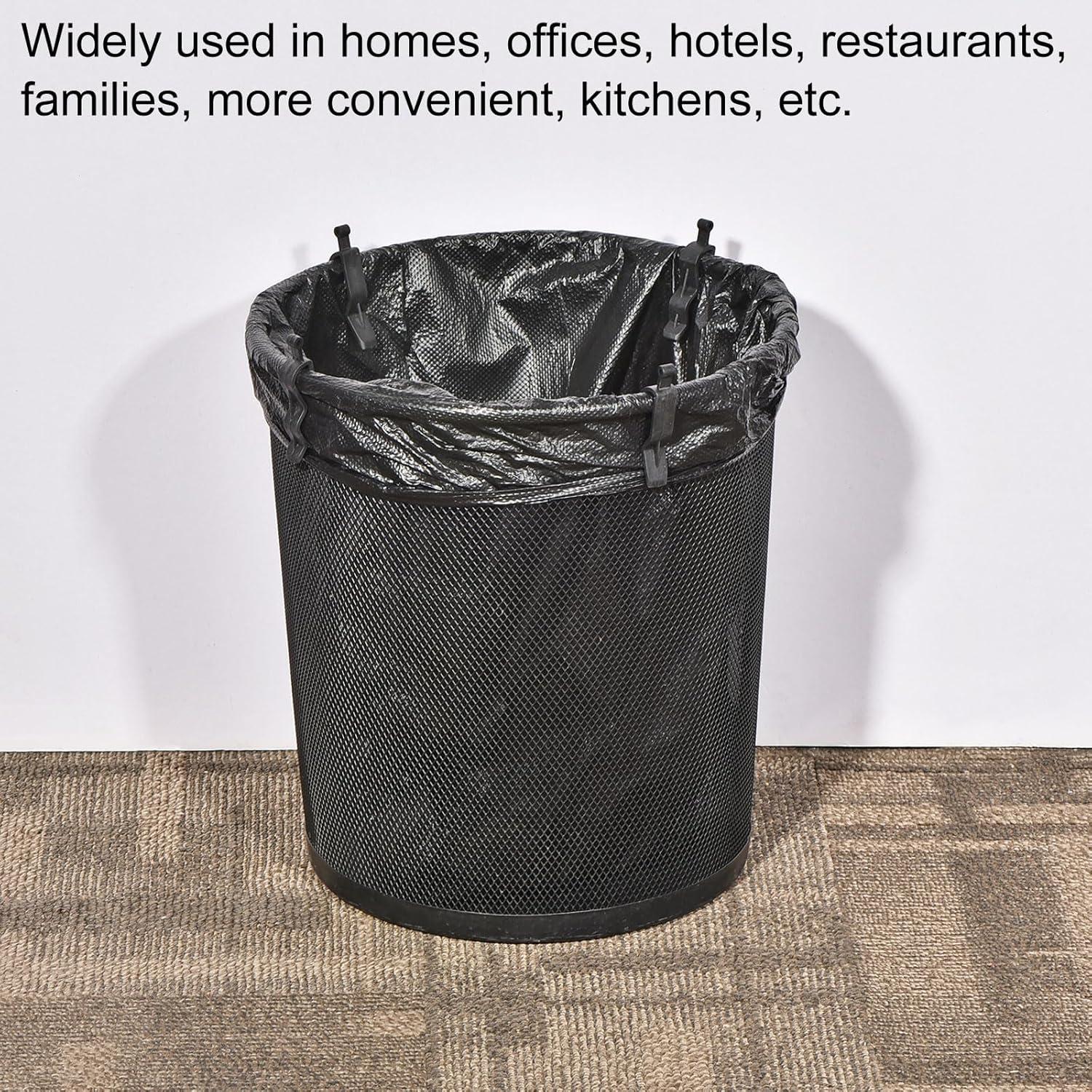 Clip para Basura MECCANIXITY, 18 Piezas, Antideslizante, Negro