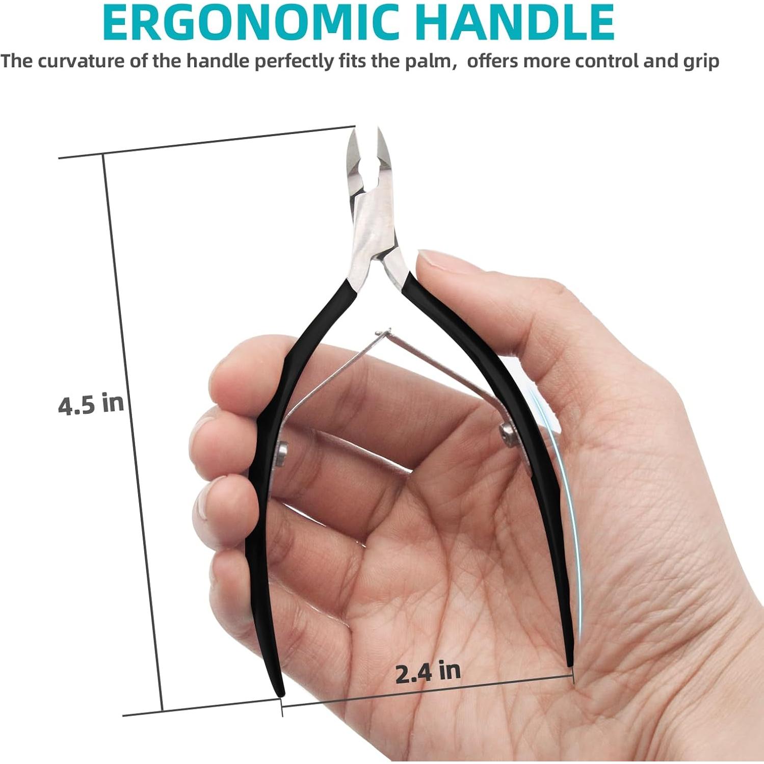 Recortador de Cutículas RONAVO Acero Inoxidable Profesional 6 en 1