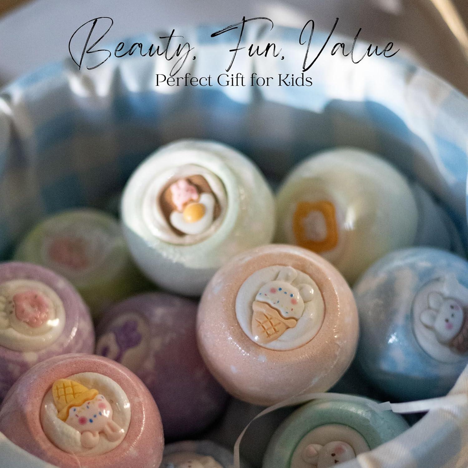 Bombas de Baño Bloom EvolutionUSA 12 Piezas con Juguetes