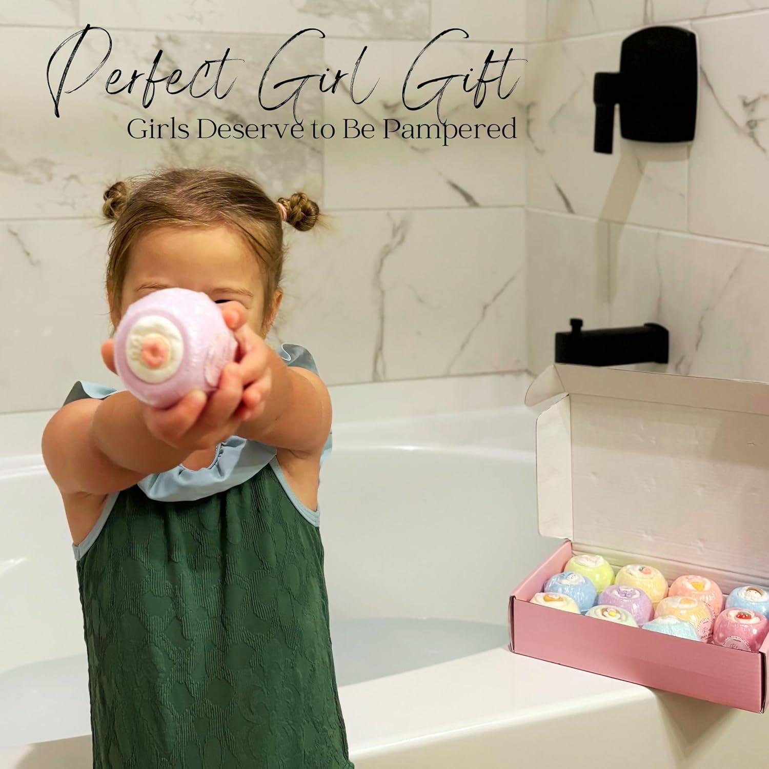 Bombas de Baño Bloom EvolutionUSA 12 Piezas con Juguetes