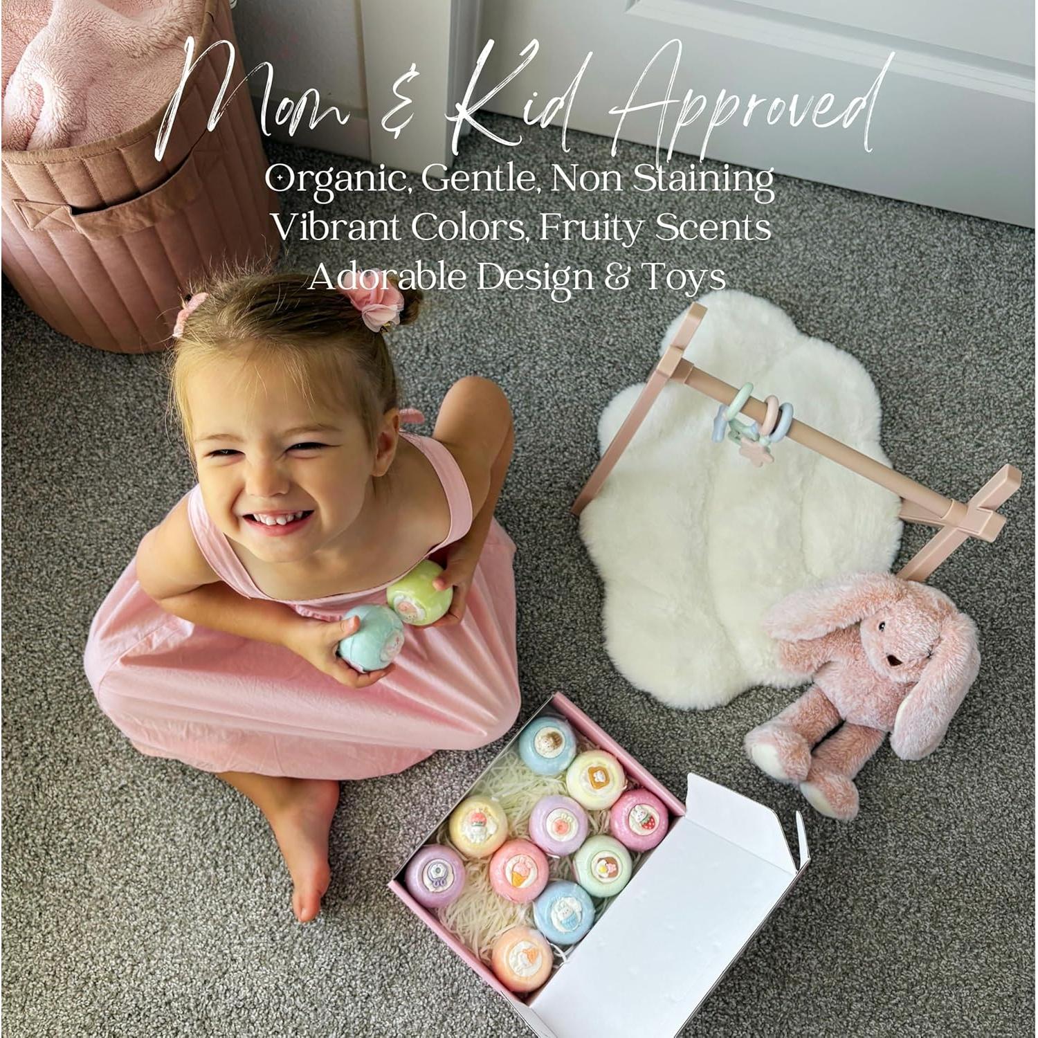 Bombas de Baño Bloom EvolutionUSA 12 Piezas con Juguetes