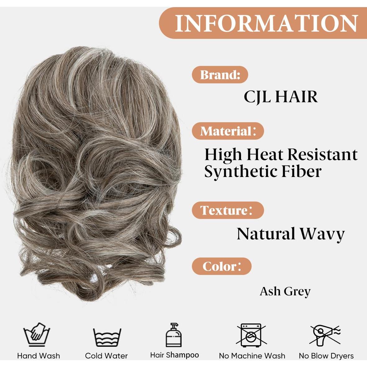 Clip de Garra para Extensiones de Cabello Sintético CJL - 2 Piezas