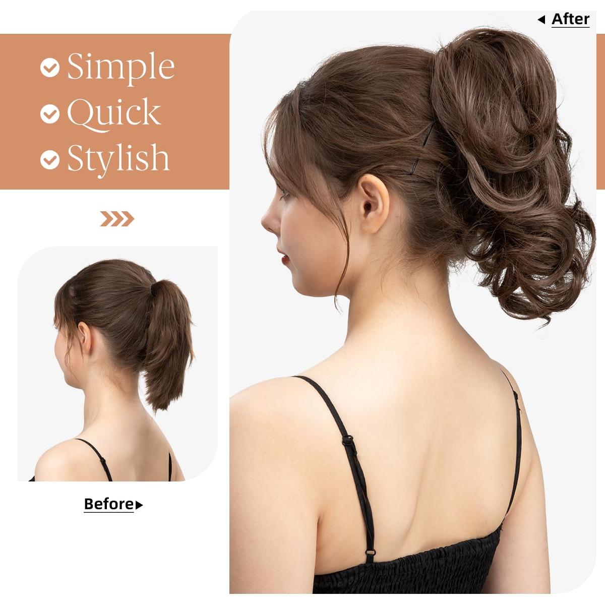 Clip de Garra para Extensiones de Cabello Sintético CJL - 2 Piezas