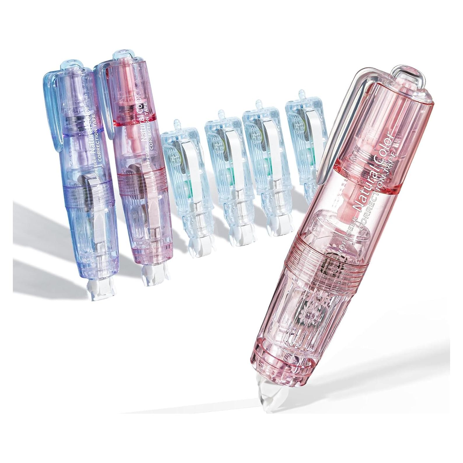 Cintas de Corrección Retráctiles HOPESEER 6m 5mm Rosa Púrpura