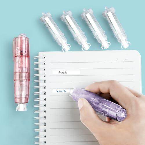 Cintas de Corrección Retráctiles HOPESEER 6m 5mm Rosa Púrpura