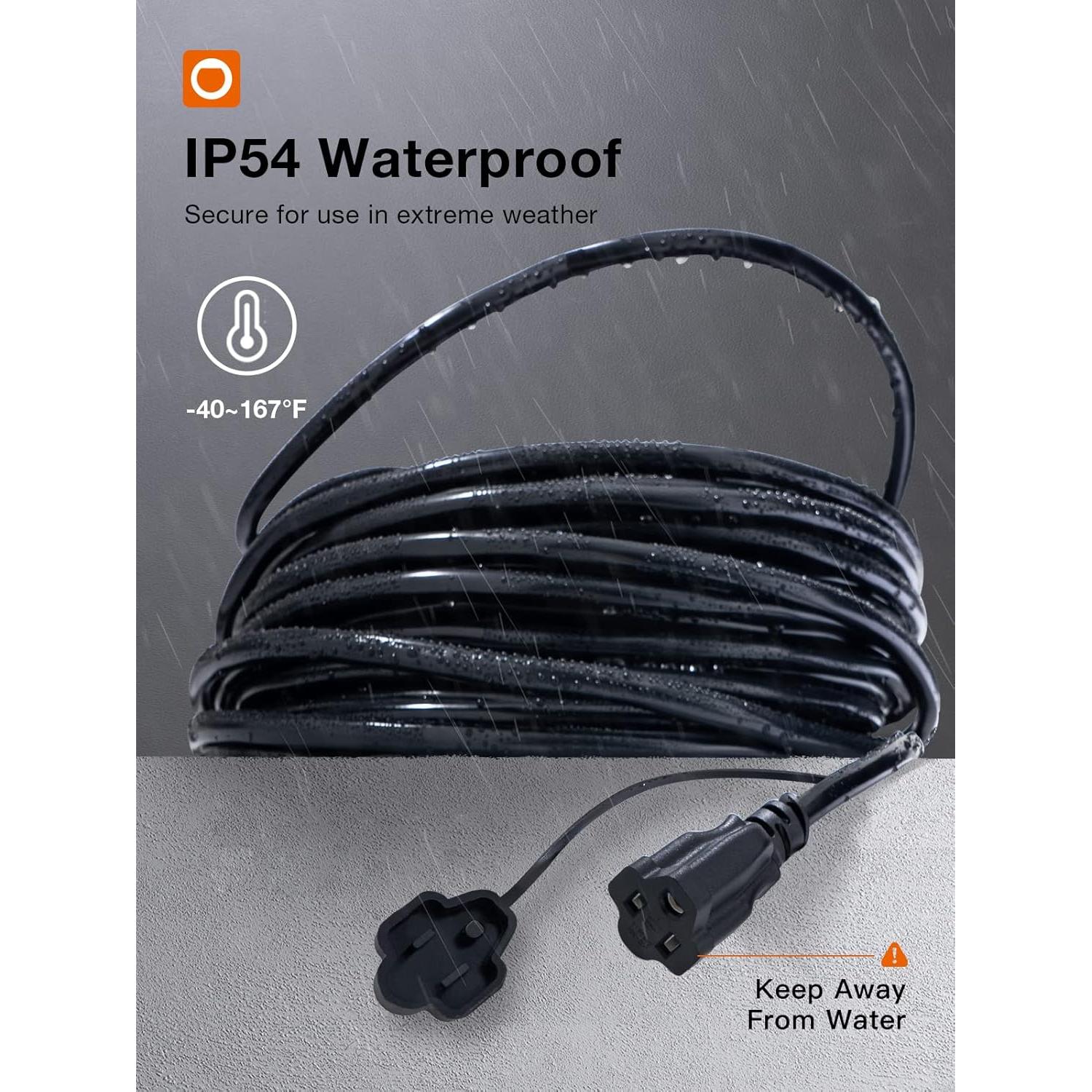 Cable de Extensión Exterior Addlon 1.83m 16AWG Impermeable