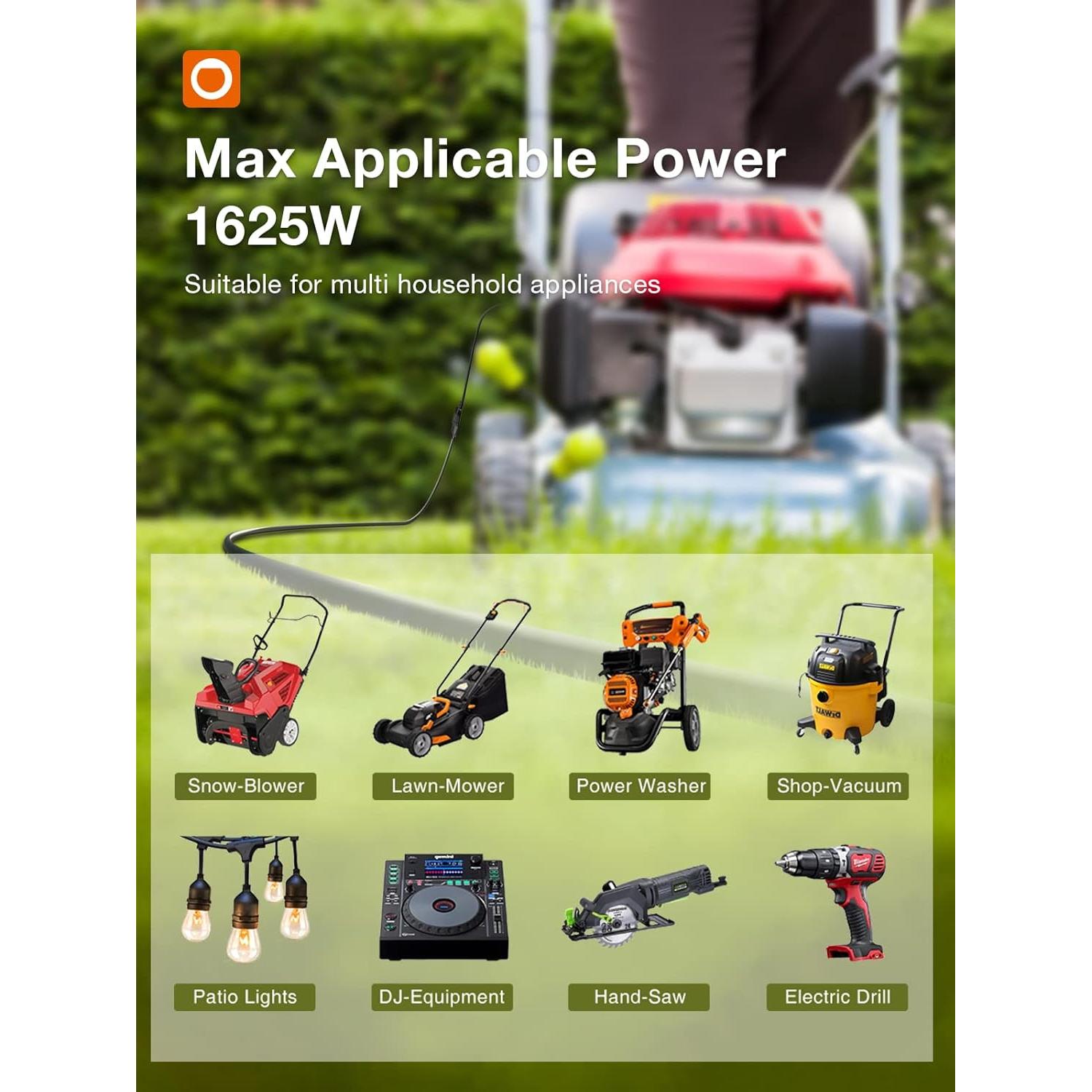 Cable de Extensión Exterior Addlon 1.83m 16AWG Impermeable