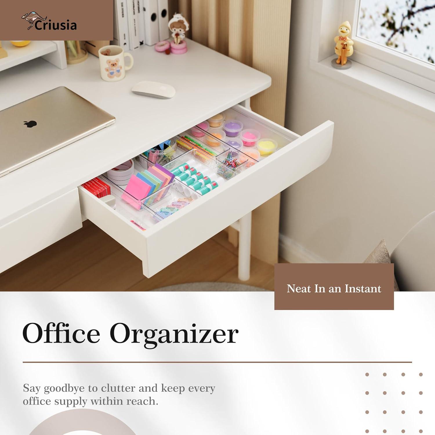 Juego de Organizadores de Cajones Criusia 14 PCS Transparente