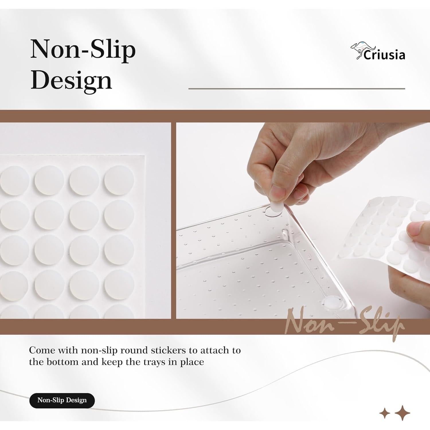 Juego de Organizadores de Cajones Criusia 14 PCS Transparente