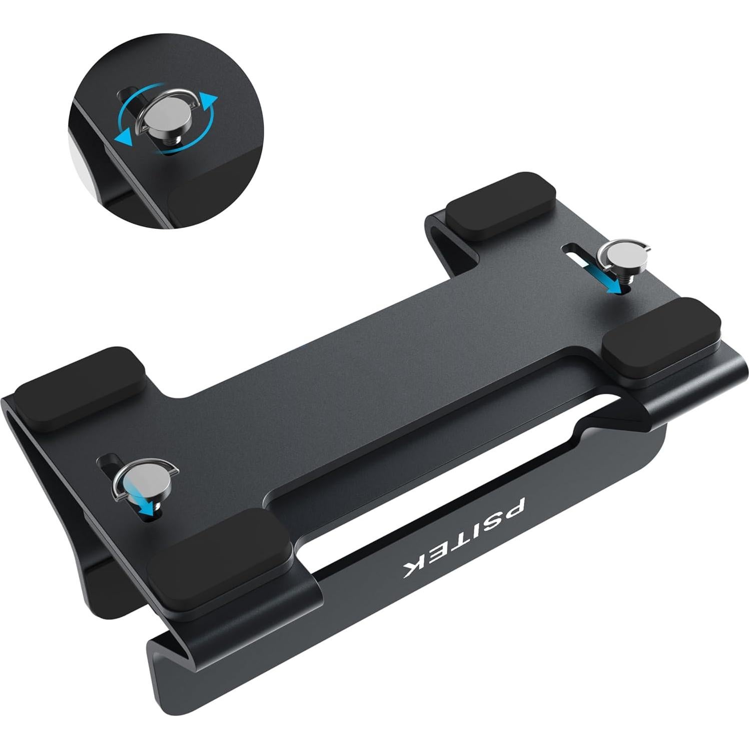 Soporte Vertical de Laptop Psitek Aluminio Ajustable 12-42mm