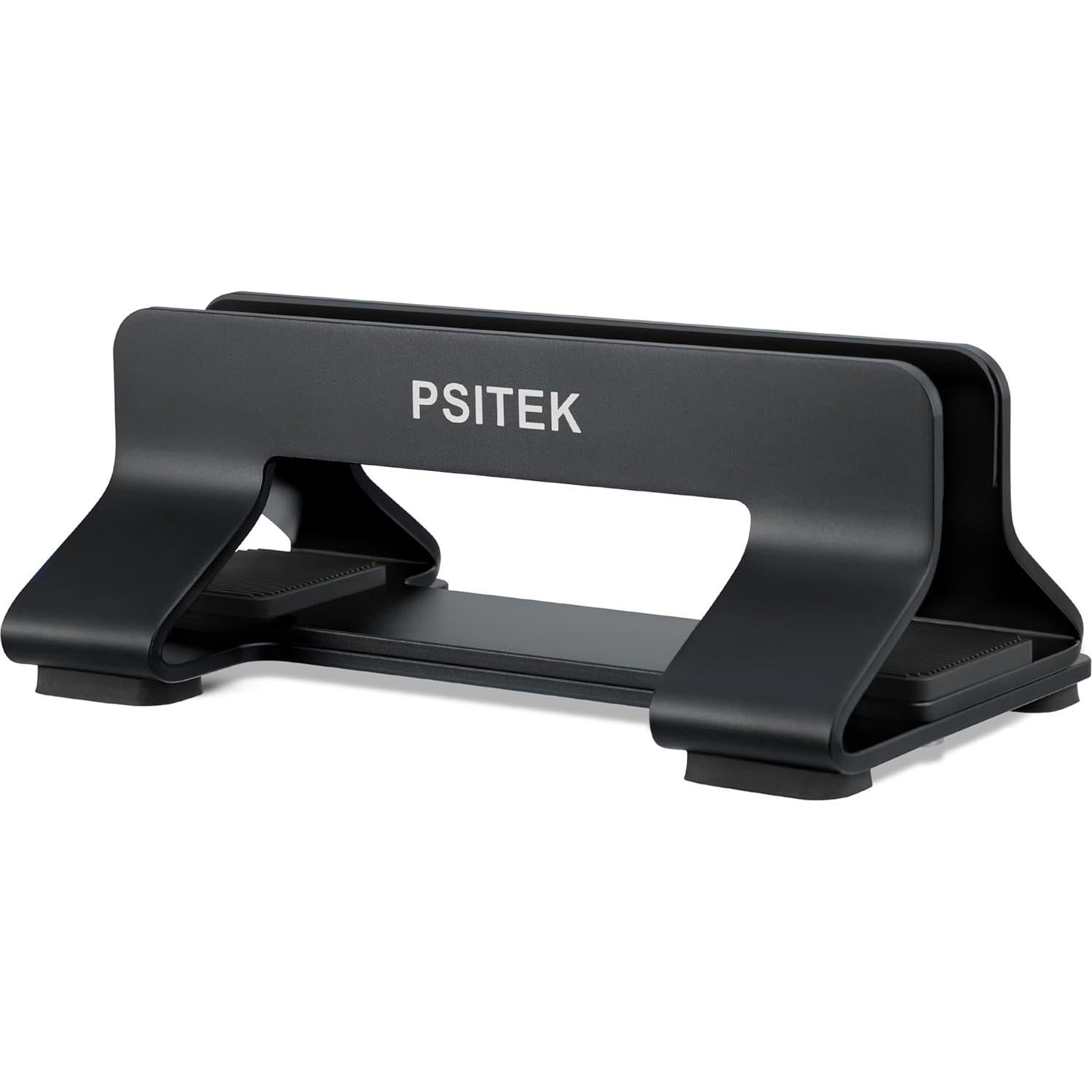 Soporte Vertical de Laptop Psitek Aluminio Ajustable 12-42mm