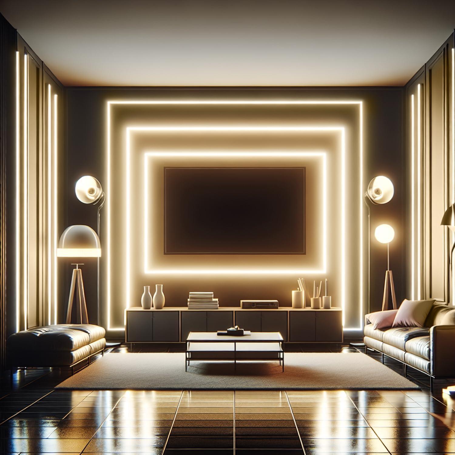 Tira LED USB iNextStation 2M 640 LEDs Blanco Cálido 3000K