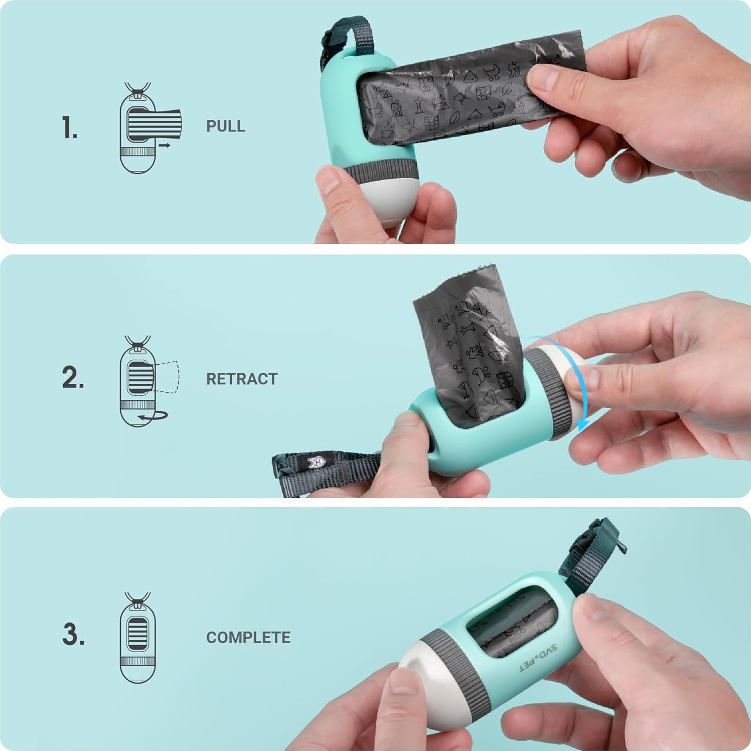 Dispensador de Bolsas de Excremento para Perros SVD.PET Azul