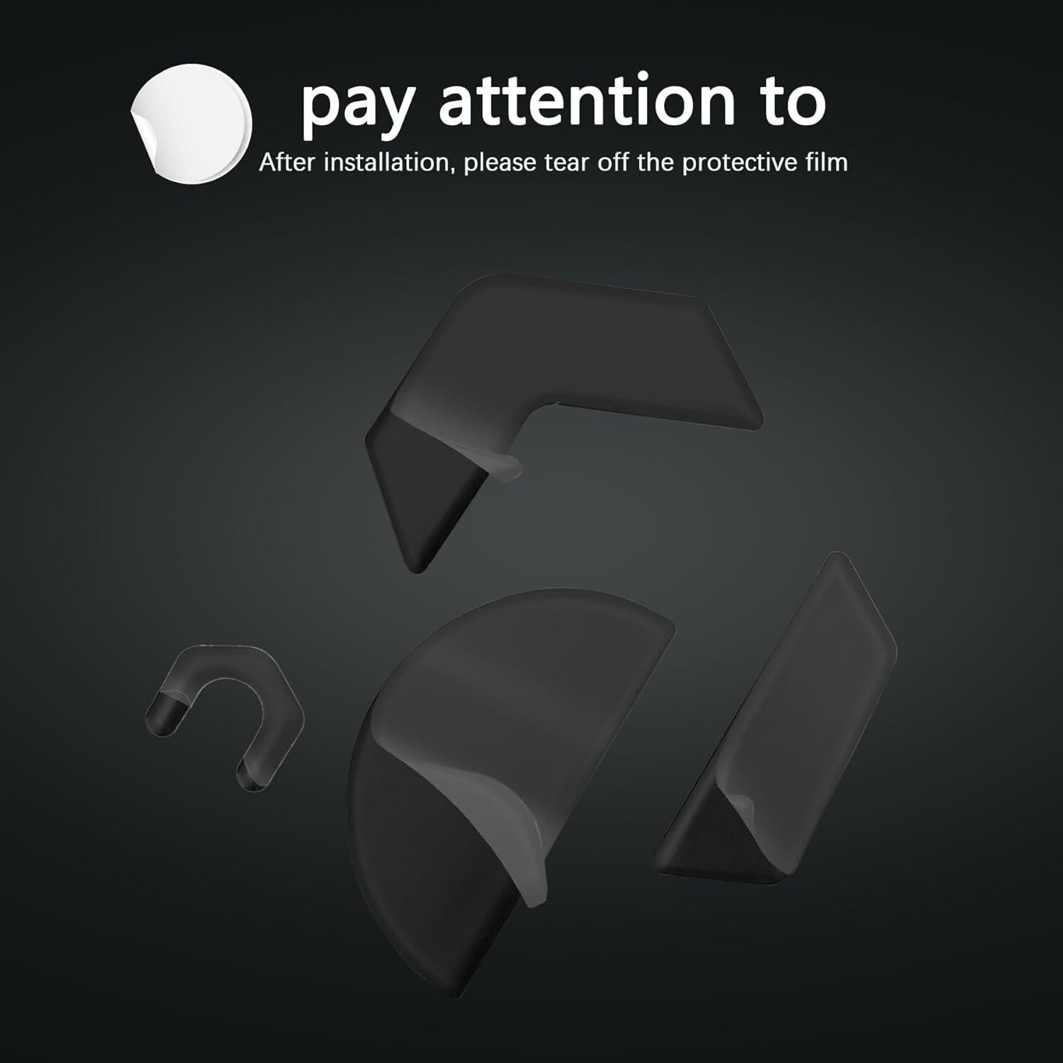 Pies de Mouse AQIDAP para Logitech G502 X - Teflón Negro