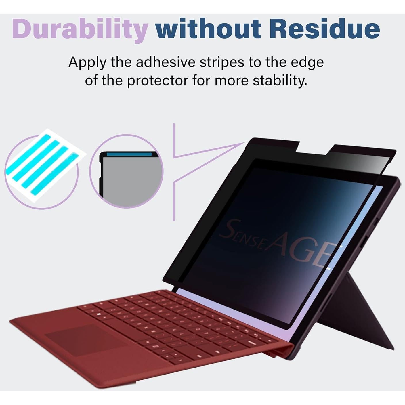 Protector de Pantalla de Privacidad Magnético SenseAGE para Surface Pro 12.3"