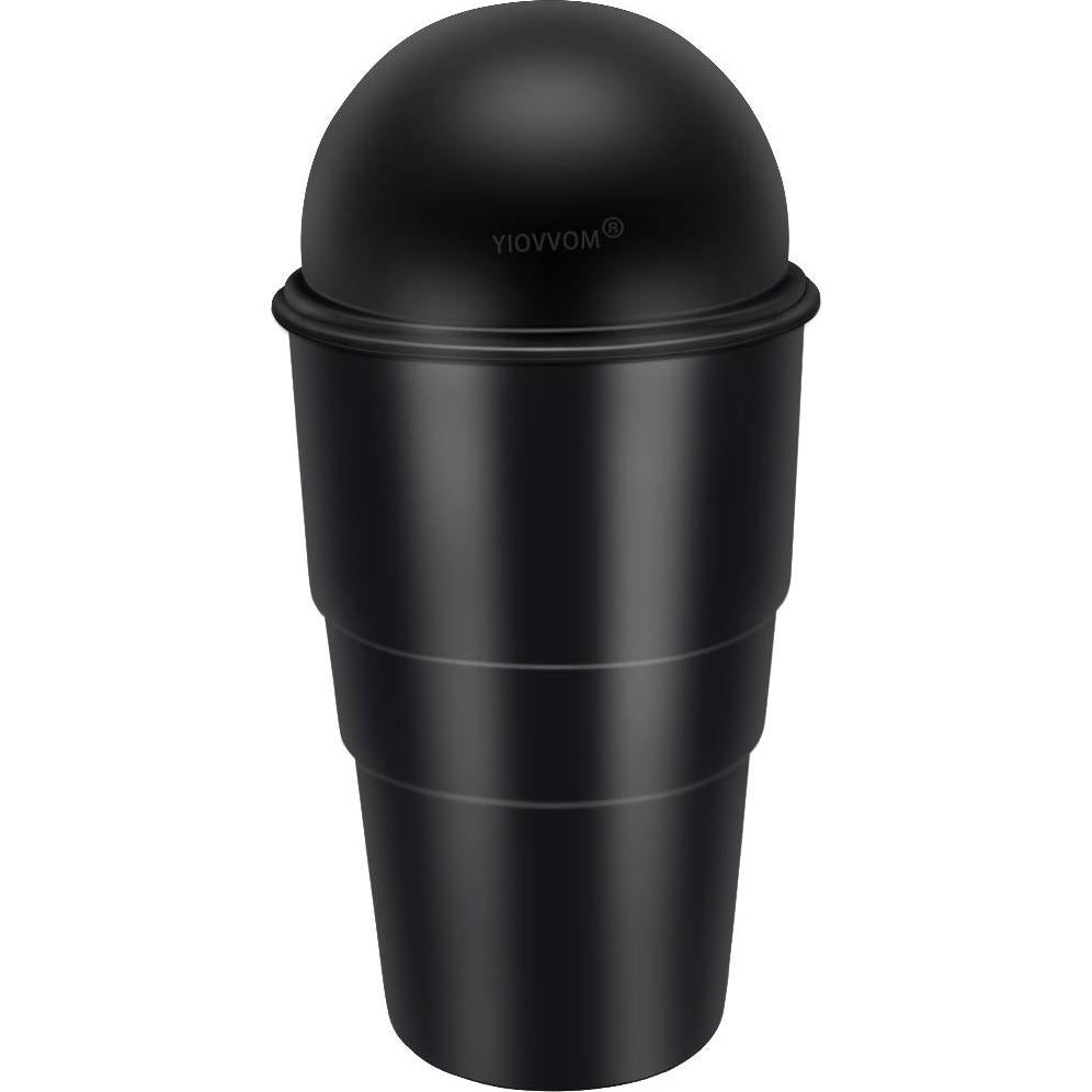 Bote de Basura para Auto YIOVVOM Negro 28x16.5 cm a Prueba de Fugas