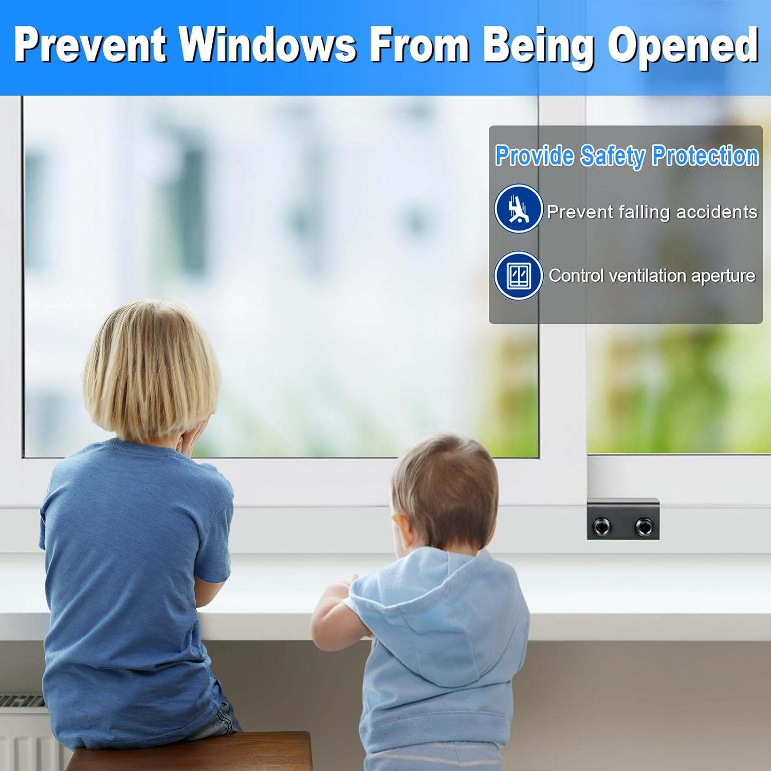 Bloqueos de Ventana Deslizante HYIEOU - 6 Juegos, Seguridad Infantil