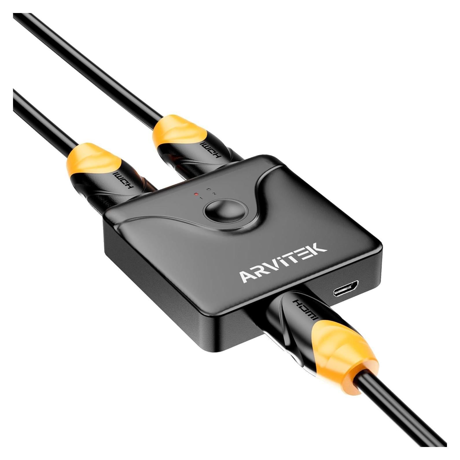 Conmutador HDMI Bidireccional 4K 60Hz Arvitek AT-HD121