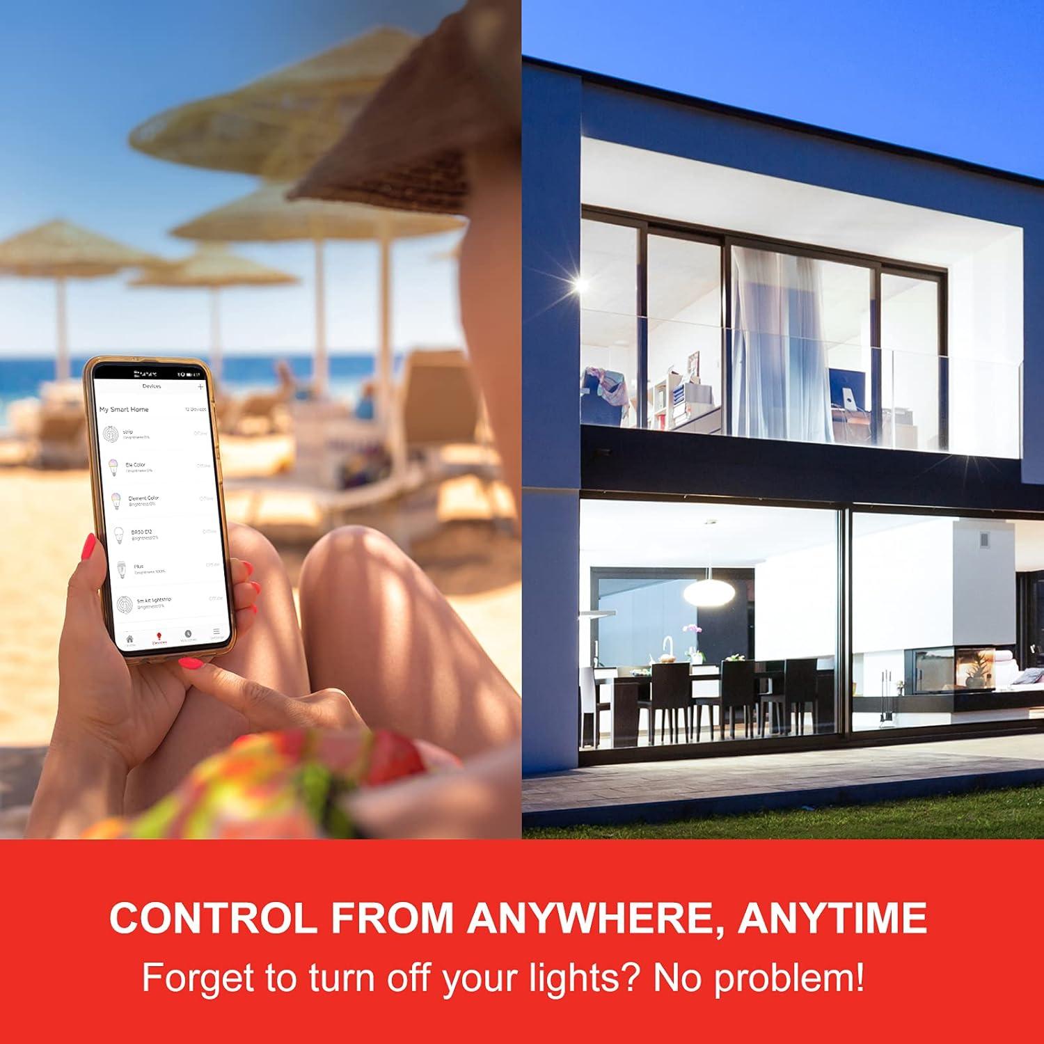 Bombillas LED Inteligentes Sengled A19 Luz Diurna 9W Paquete de 4