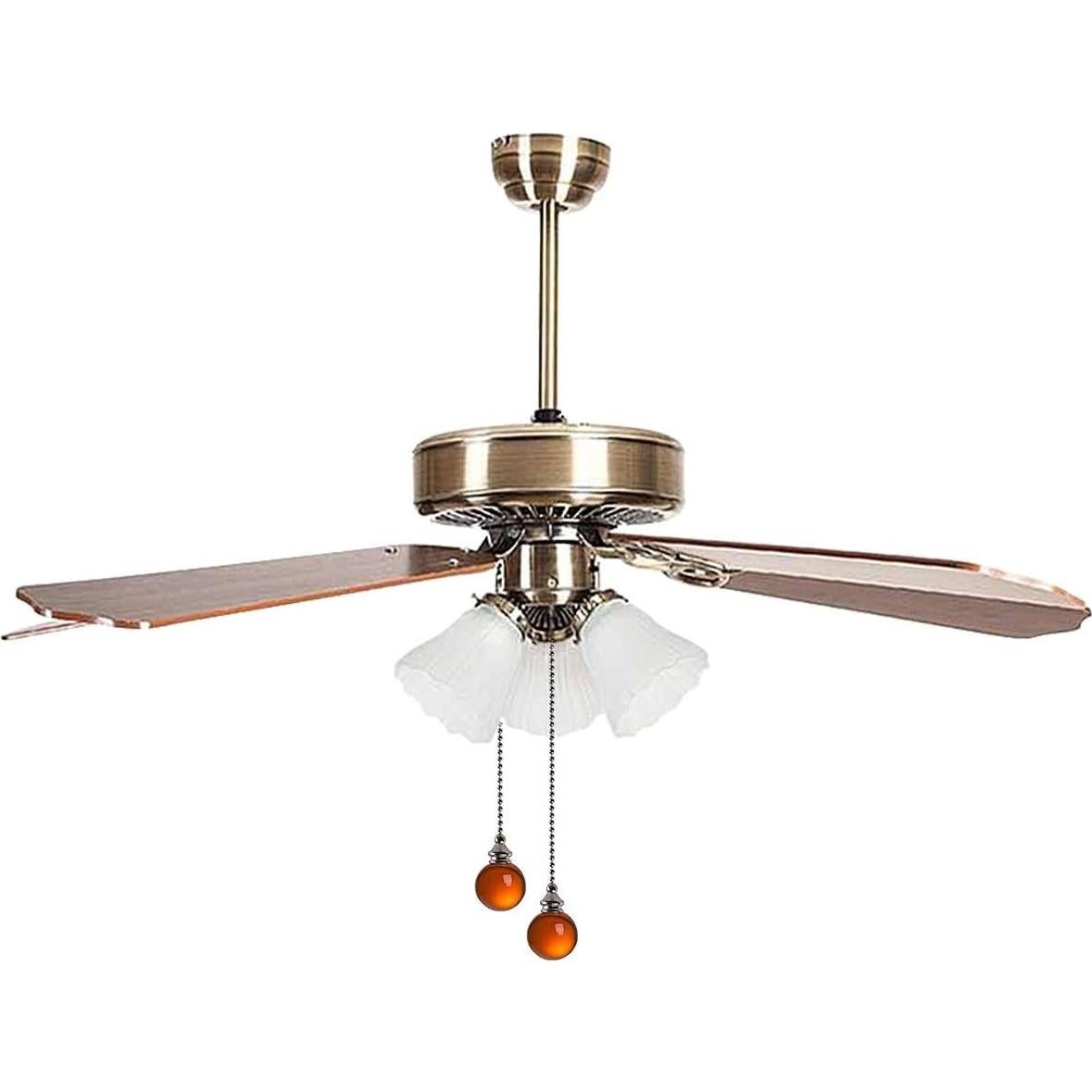 Juego de 2 Cadenas de Tirar para Ventilador LONGSHENG 30mm Ámbar