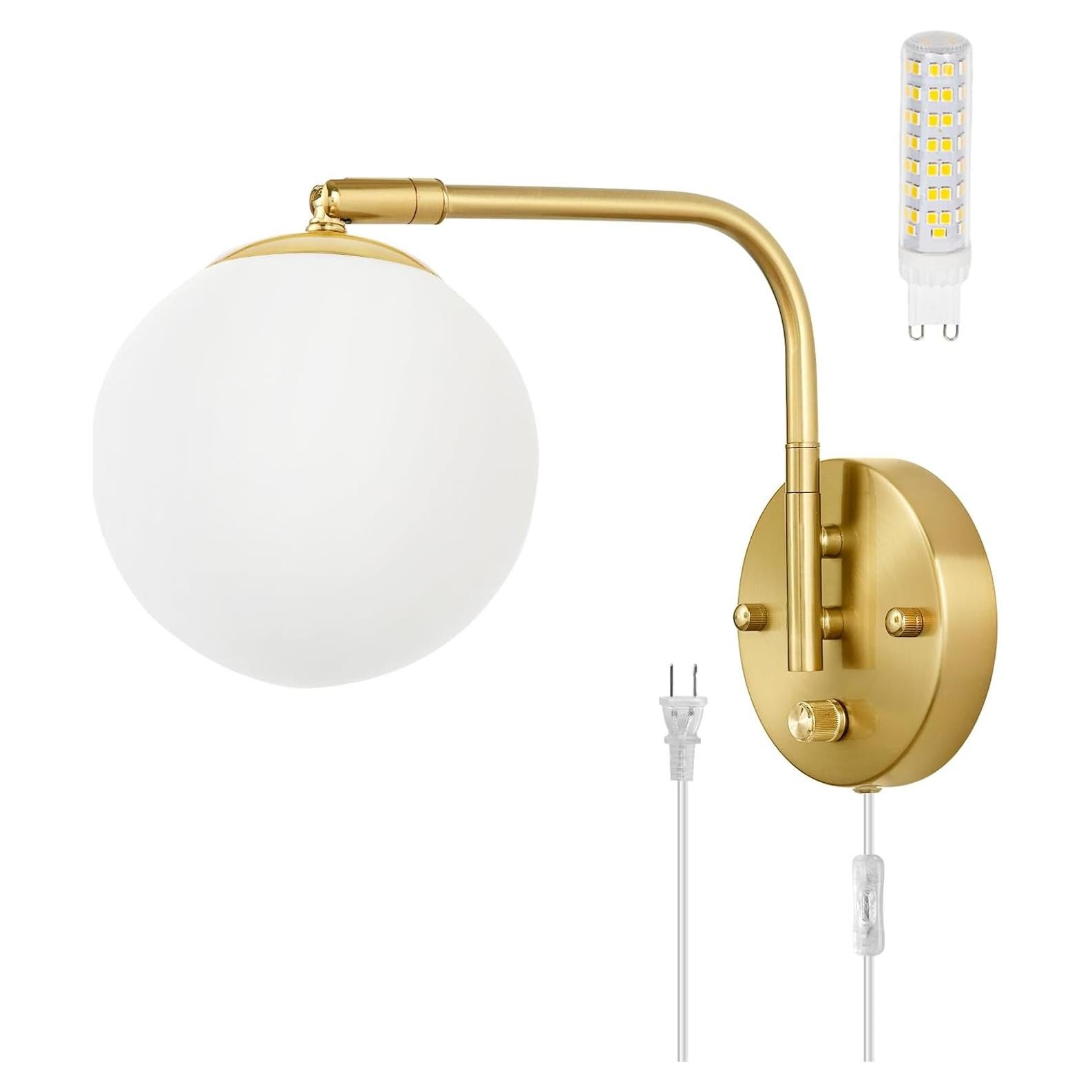 Aplique de pared regulable VATONI con brazo oscilante 8W