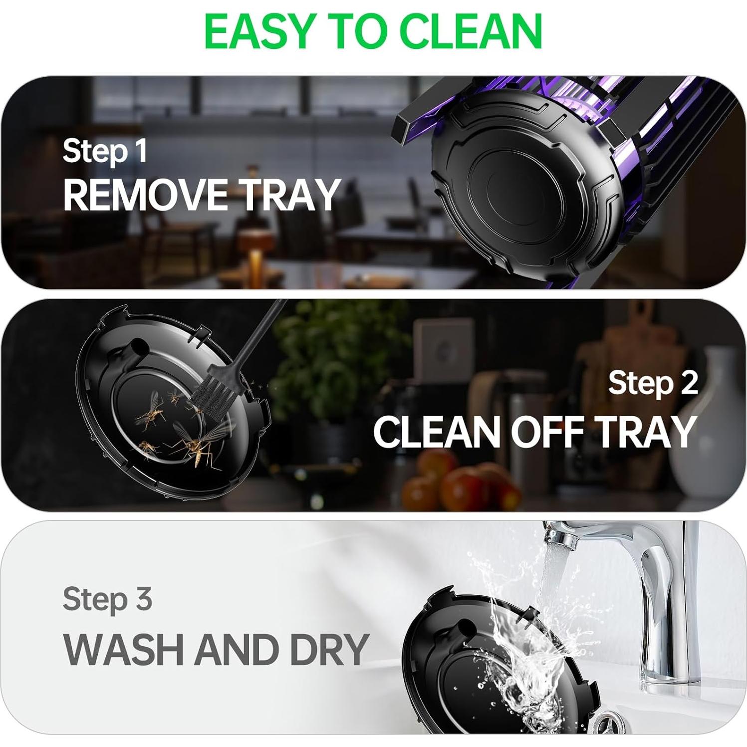 Asesino de Mosquitos Eléctrico Buzzkick X10 4200V IPX4