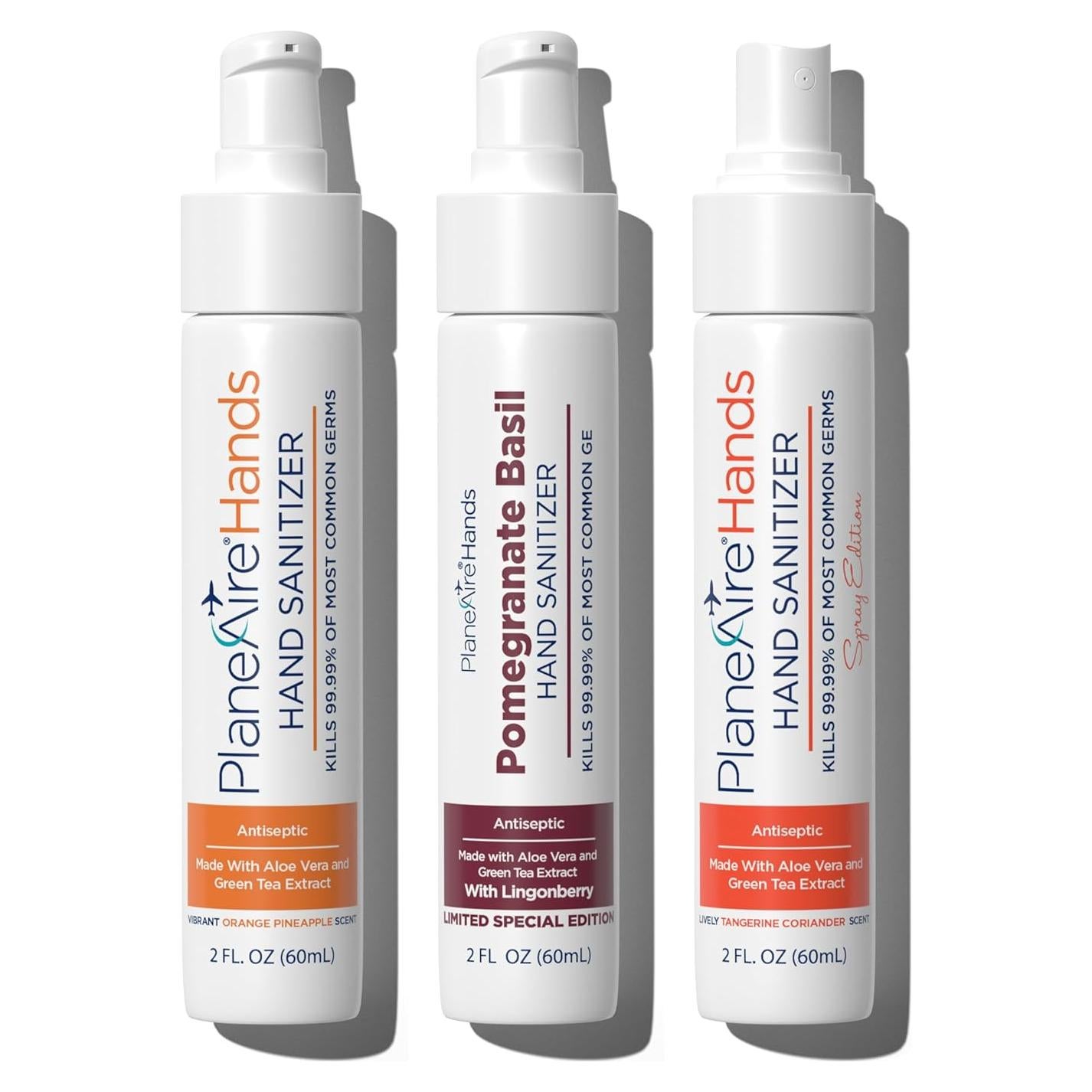 Desinfectante de Manos 3pk PlaneAire - Cítricos y Especias 59ml