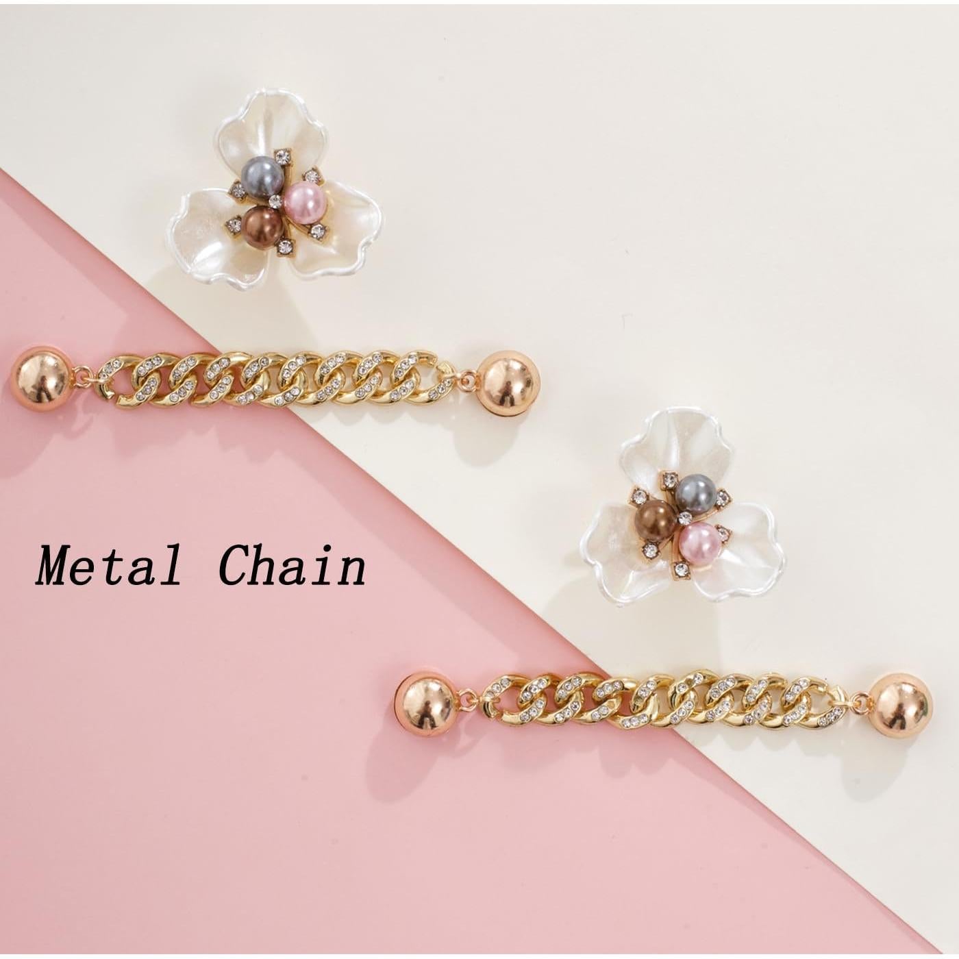 Encantos de Zapatos Brillantes Jyrmstore - 19 Piezas Doradas