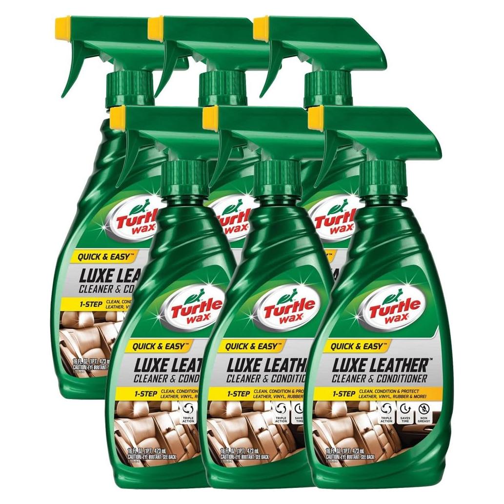 Limpiador y Acondicionador de Cuero Turtle Wax 6 Unidades