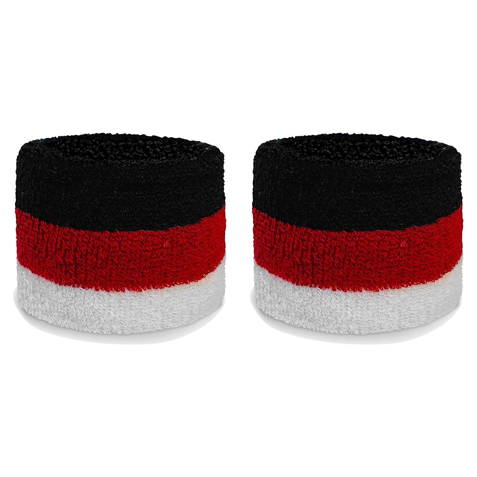 Brazaletes Sweat COUVER para Muñeca 6.35 cm - 2 Piezas