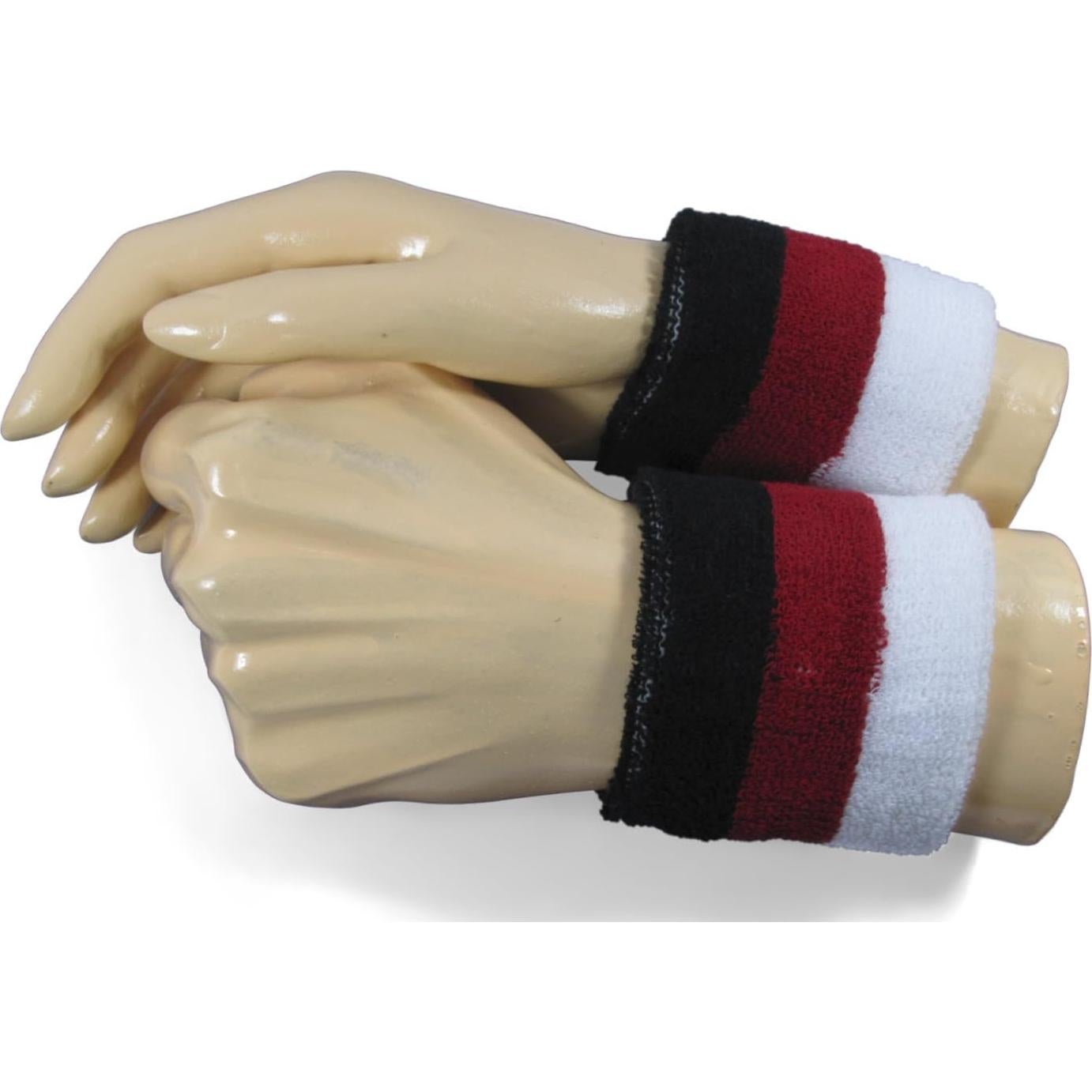 Brazaletes Sweat COUVER para Muñeca 6.35 cm - 2 Piezas