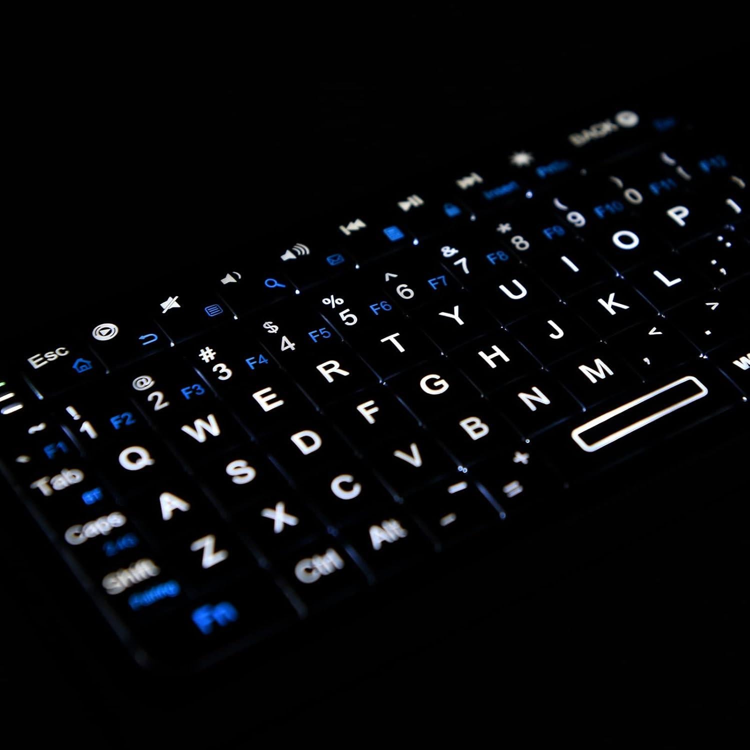 Teclado Mini Inalámbrico Rii K06 Retroiluminado con Touchpad