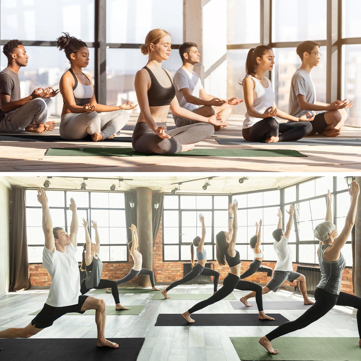 Paquete de 3 Toallas de Yoga Antideslizantes Breling 185x66cm