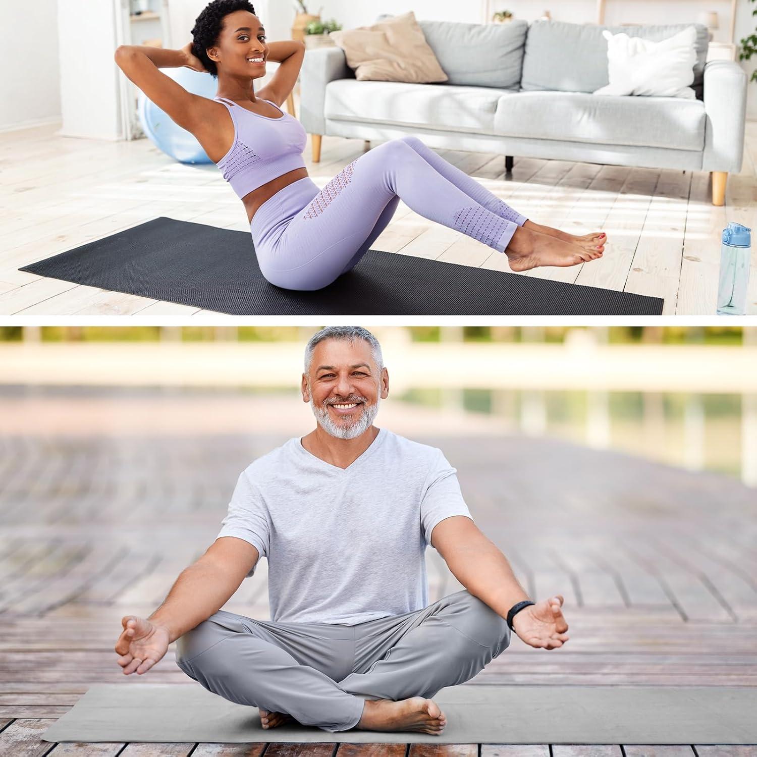 Paquete de 3 Toallas de Yoga Antideslizantes Breling 185x66cm