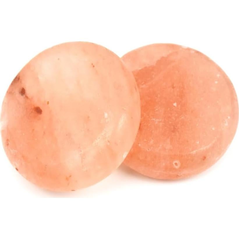 Kit de Masaje con Piedras Calientes de Sal del Himalaya 2 Pcs