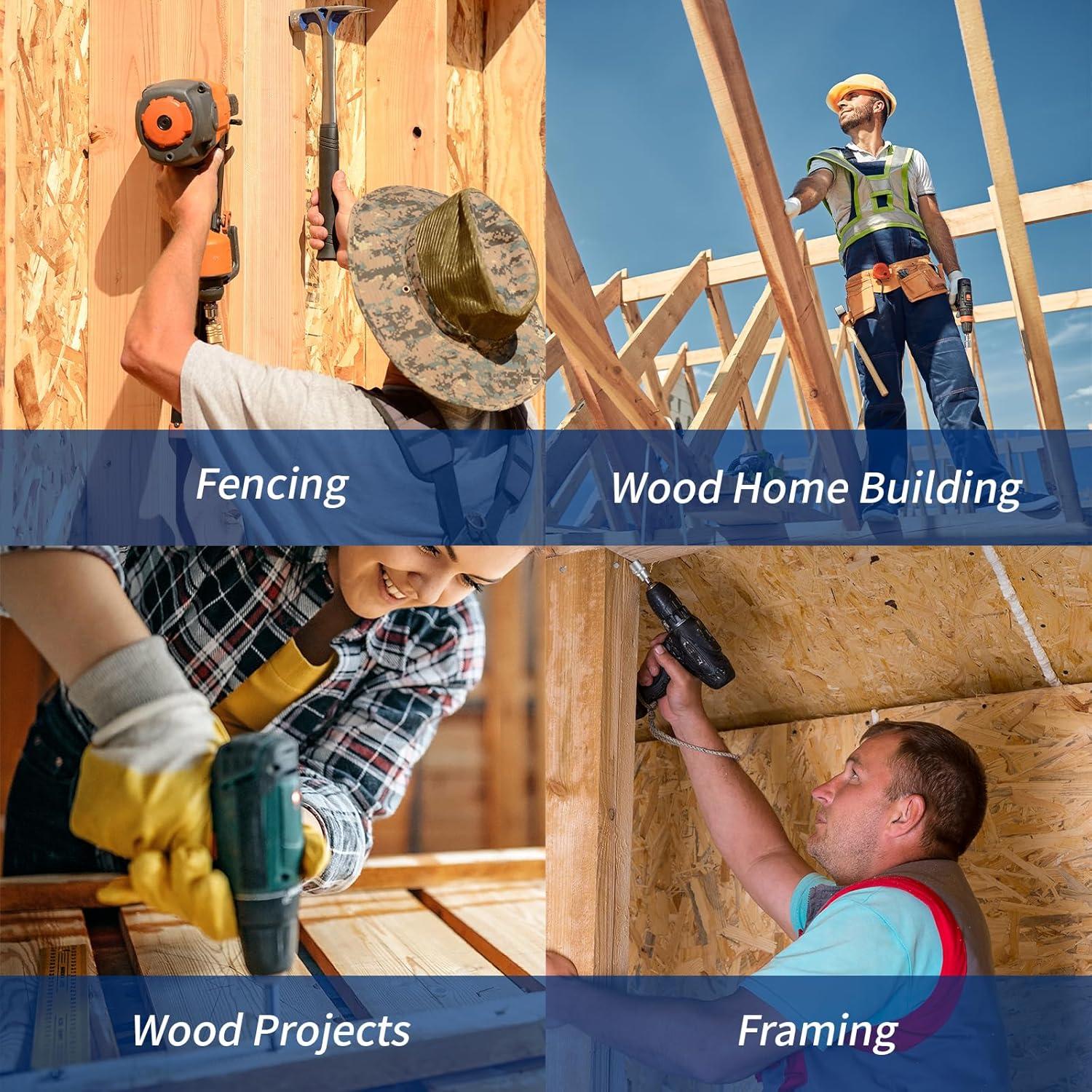 Tornillos de Cabeza Hexagonal GOOBETTER 10 mm x 38 mm - Acero Inoxidable 304 - Paquete de 50