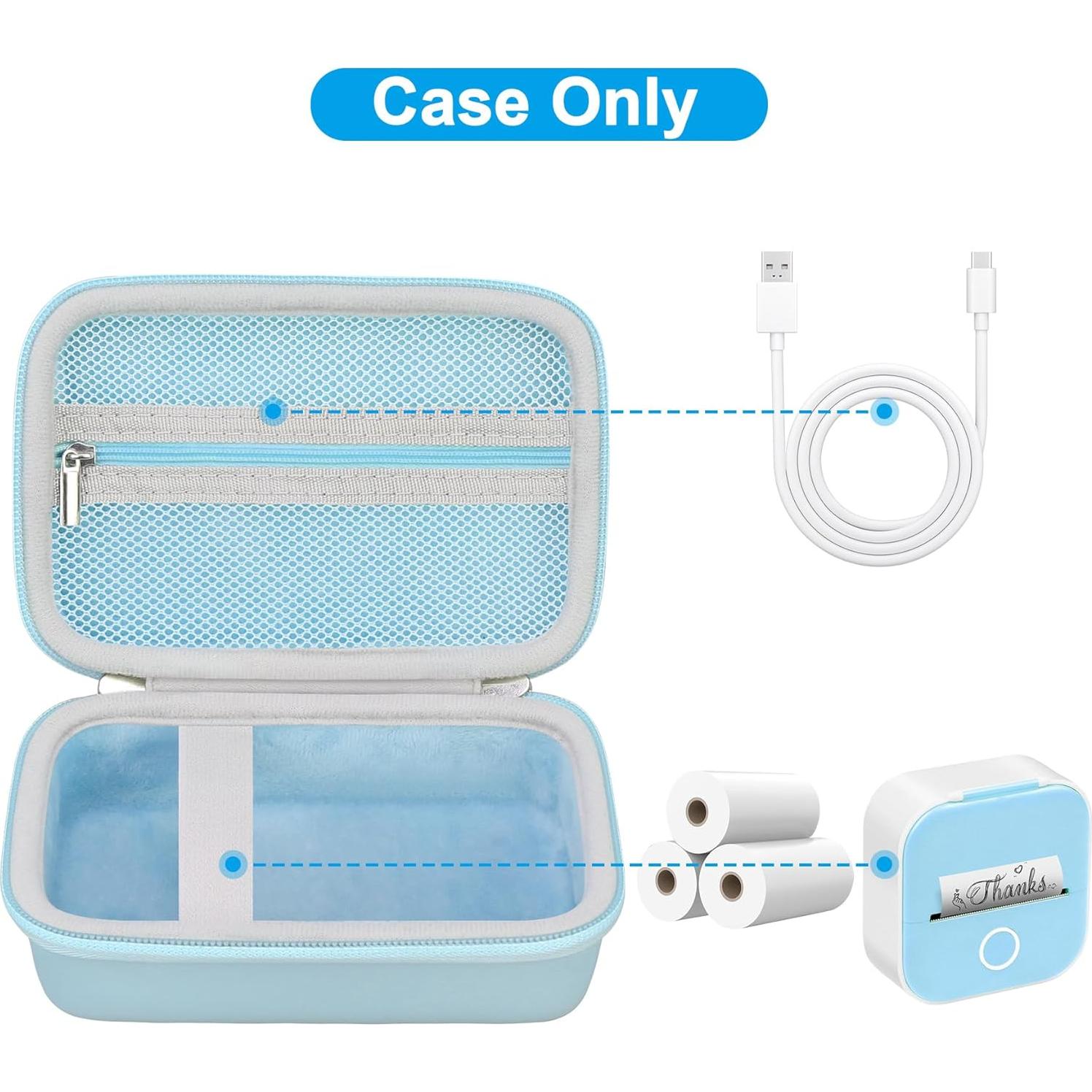 Funda Canboc Azul para Impresora Térmica T02 Mini