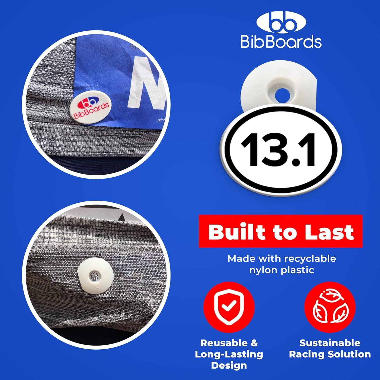 Clips BibSNAPS para Número de Carrera - Reutilizables y Livianos