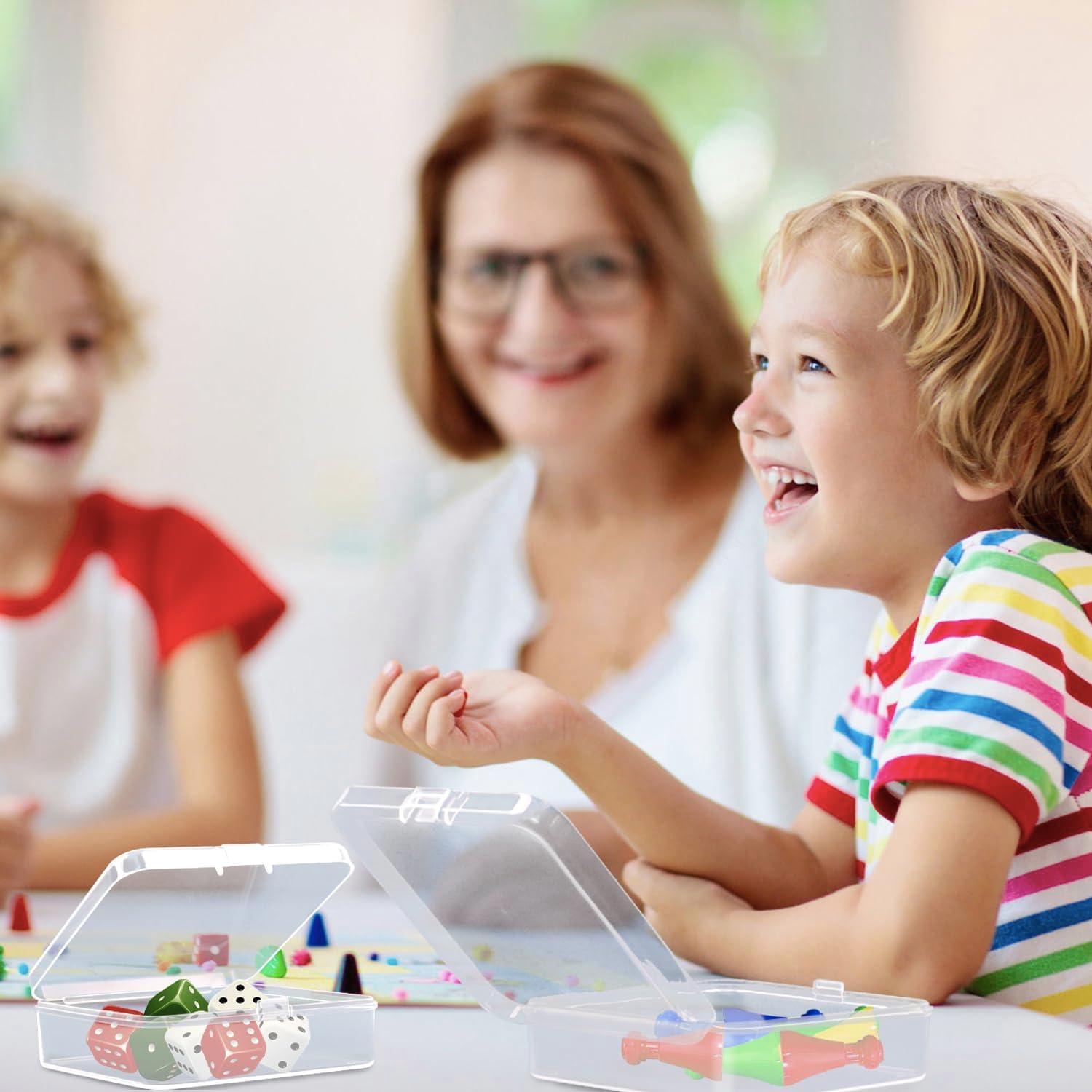 Contenedores de Plástico Transparente Rocutus 12 Piezas 12.4x12.4x3.6cm