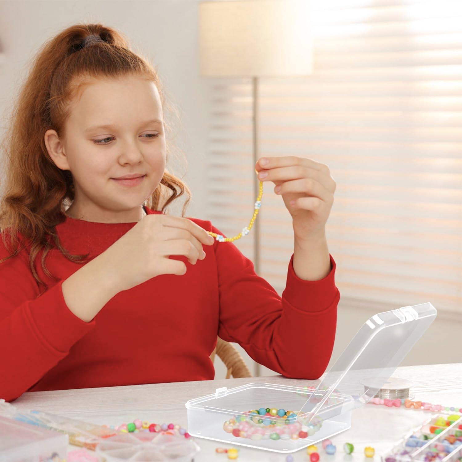 Contenedores de Plástico Transparente Rocutus 12 Piezas 12.4x12.4x3.6cm