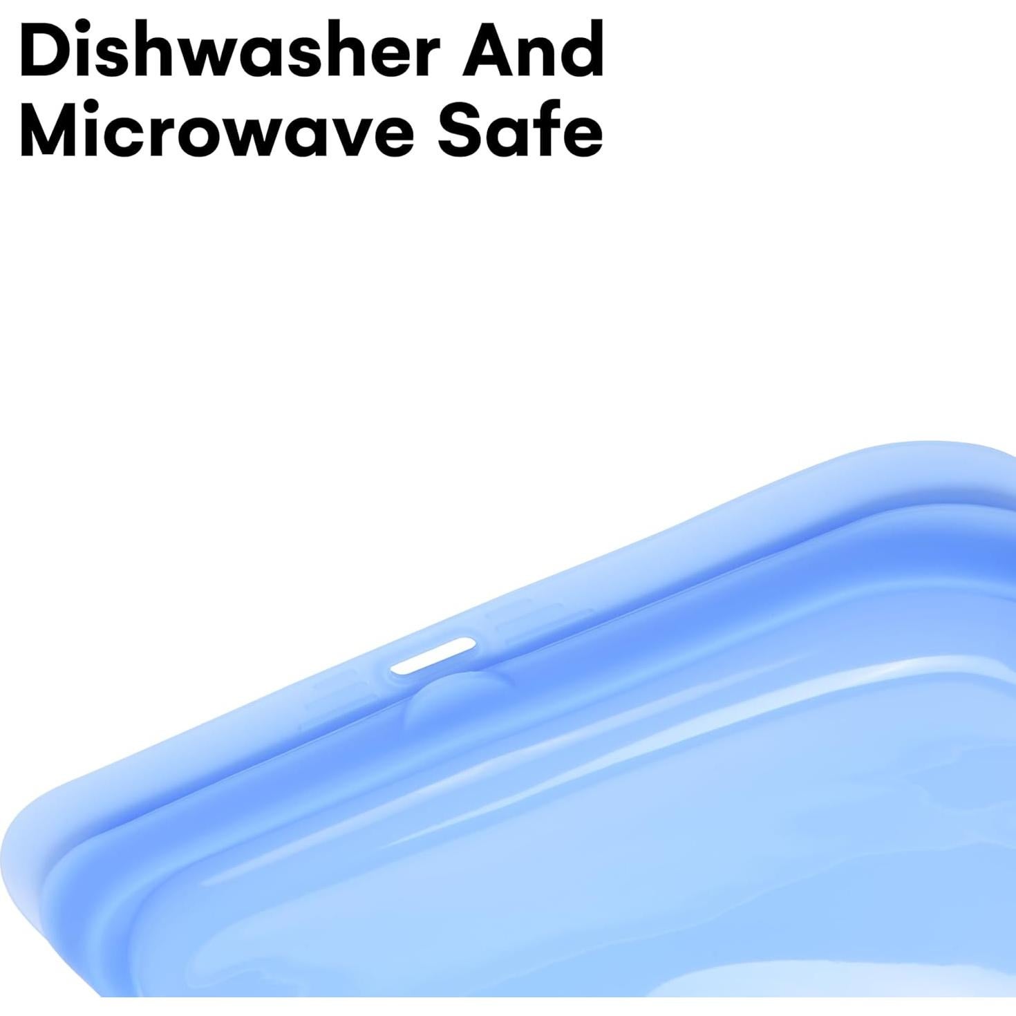 Bolsas de Almacenamiento de Silicona Dorence 3 Azul - Reutilizables