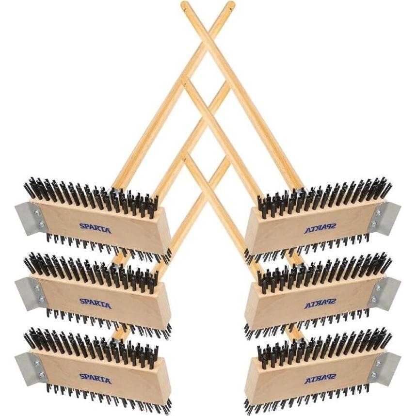 Cepillo y Raspador de Parrilla Sparta 4002600, 76.2 cm, Acero Inoxidable