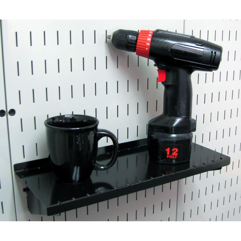 Conjunto de Ganchos de Metal Deluxe Wall Control 26 Piezas Negro